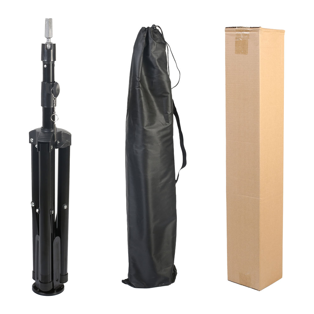 Standing Metal Tripod / Black + Carrying Case For Custom Hairdresser Training Manikin