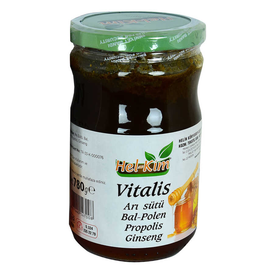 Vitalis Royal Jelly Honey Pollen Propolis Ginseng Herbal Paste 780 Gr