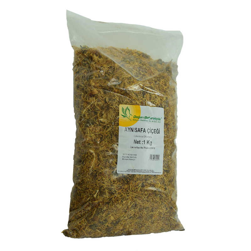 Calendula Flower Orange Calendula Flower Natural Calendula 1000 Gr Package