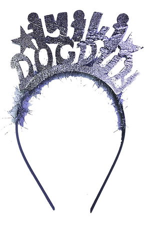 Silver Color Happy Birthday Written Eva Birthday Party Crown