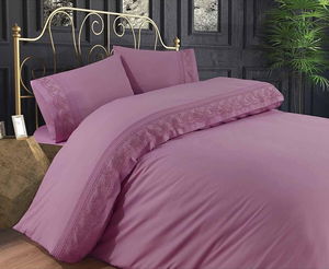 Ranforce Double Duvet Cover Set Lotus Purple