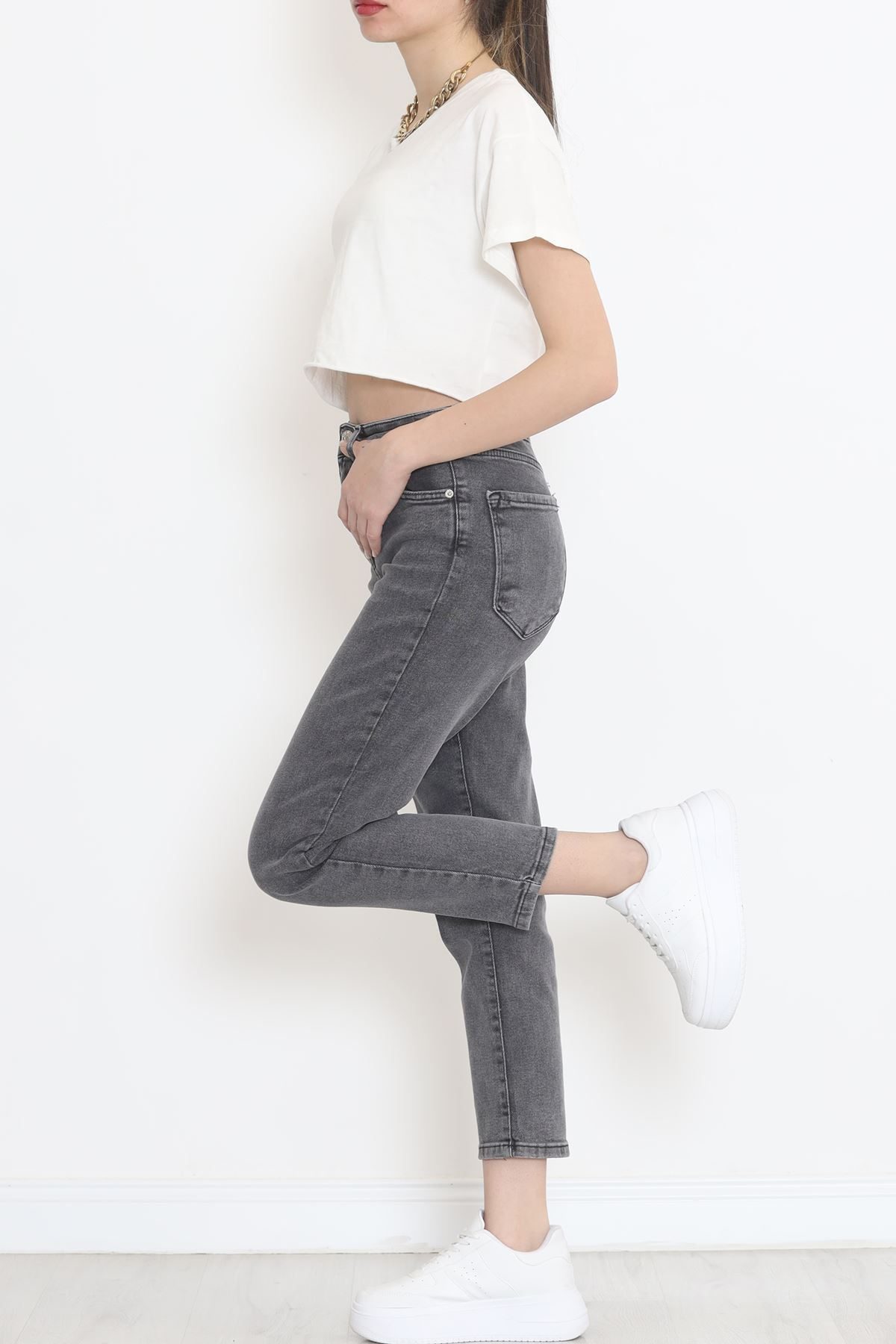 Boyfriend Jeans Açıkgri2