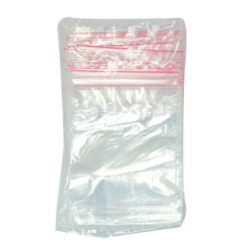 Ziplock Nylon Bag Sachet 9X11 Cm Transparent 100 Pcs 1 Pack