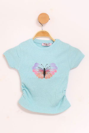 2-10 Years Children's Blouse Turquoise