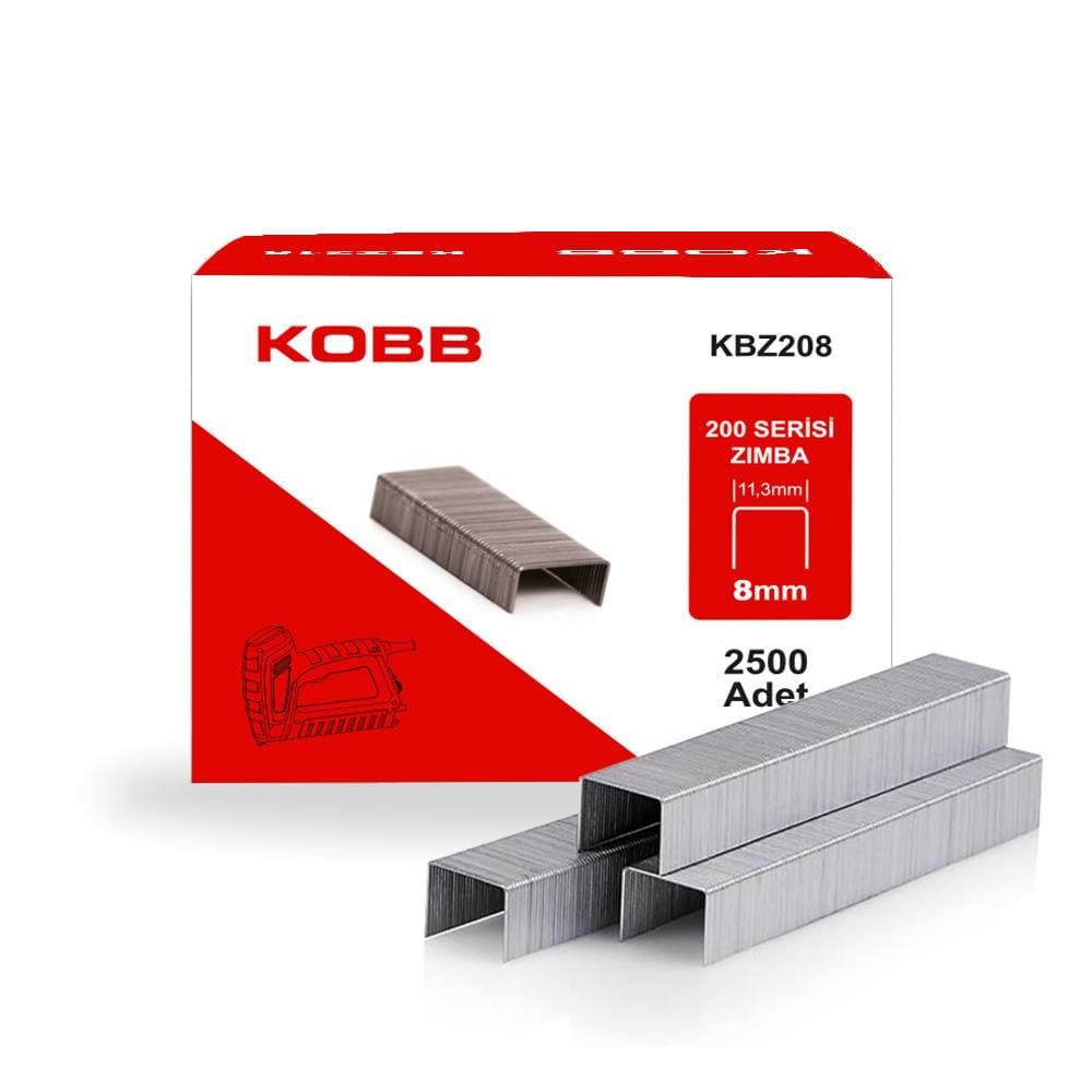 Kobb KBZ208 8 mm 2500 Adet Zımba Teli