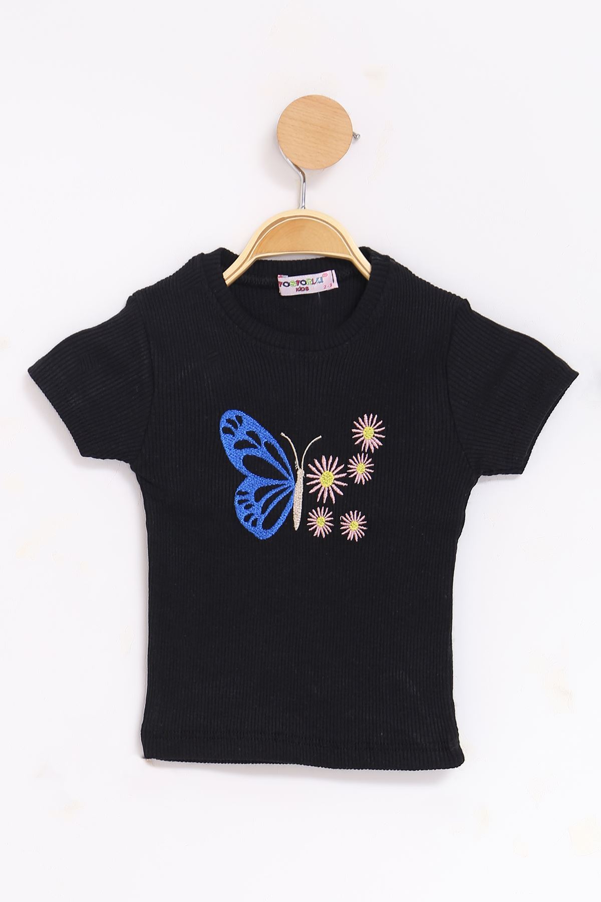 2-10 Years Kids Blouse Black