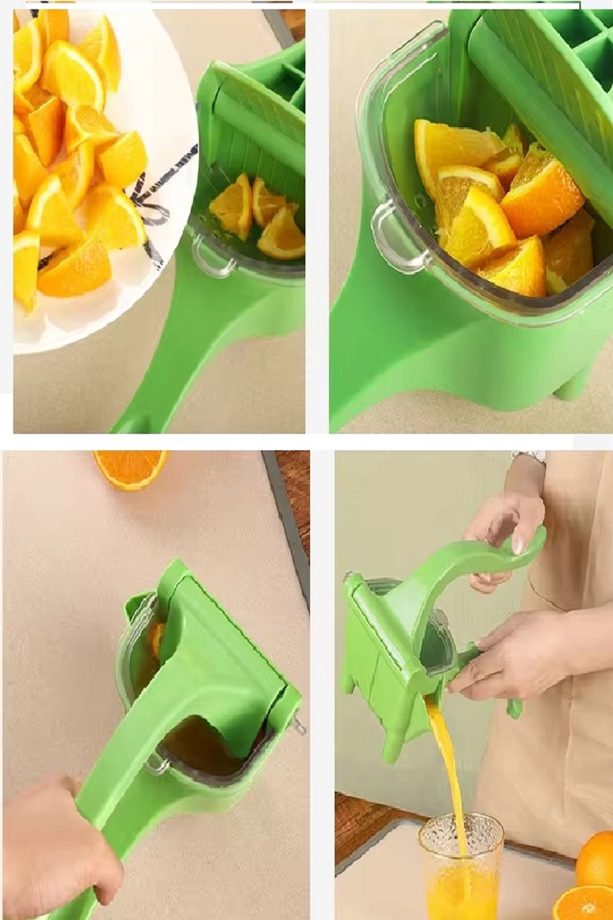 Manual Plastic Fruit Orange Watermelon Lemon Juicer Lever Vegetable Juice Squeezer Lemonade Apparatus Tool