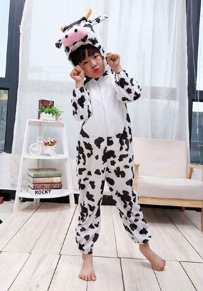 Kids Cow Costume 2-3 Years 80 cm