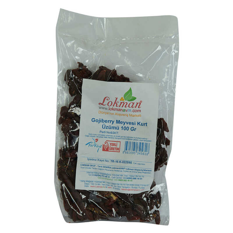 Gojiberry Fruit Wolfberry Natural 100 Gr Package