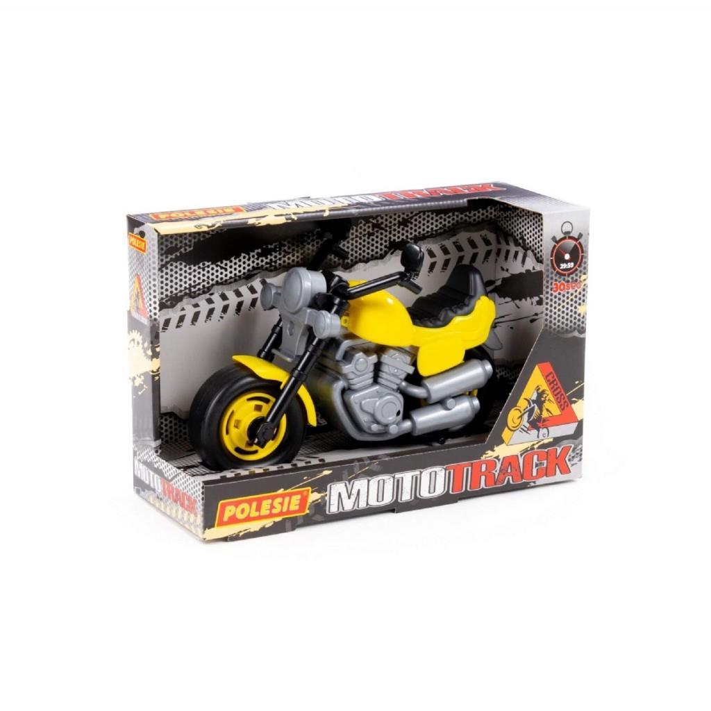 Cross Racing Motorcycle 25 Cm Yellow