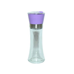 Salt Black Pepper Glass Grinder Purple