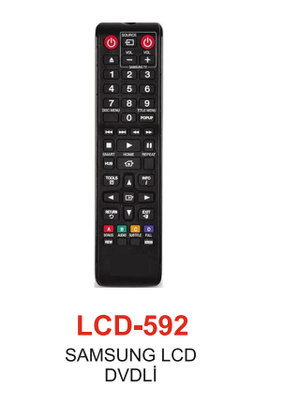 Samsung LCD DVD TV Remote - LCD 592