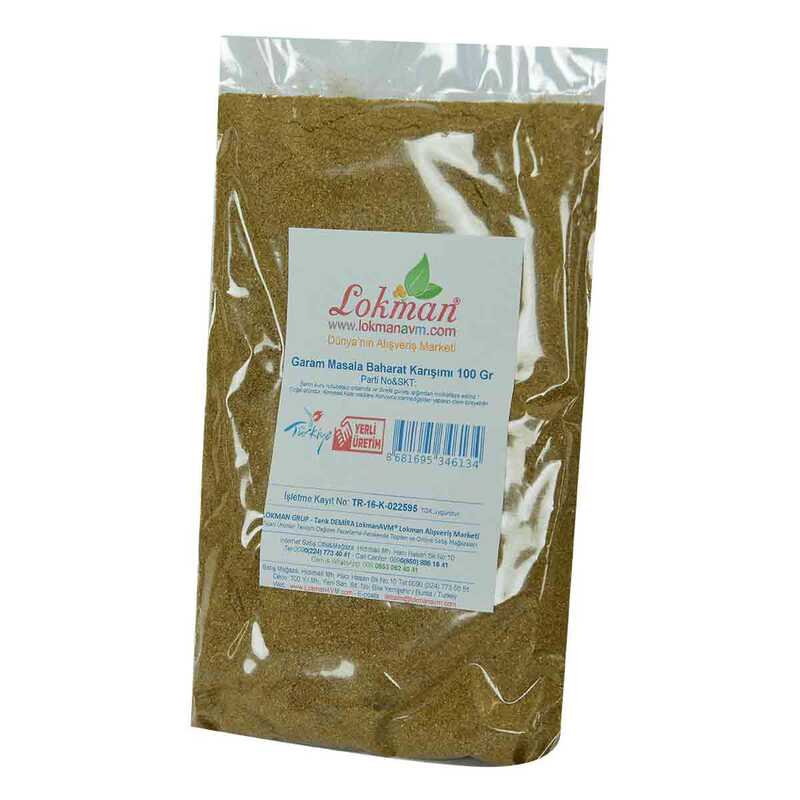 Garam Masala Spice Mix 100 Gr Package