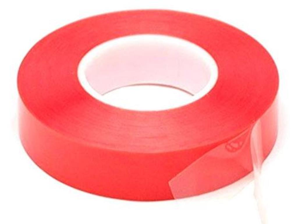 Double Sided Acrylic Siliconized Tape 18 mm x 2 meters Red VHB