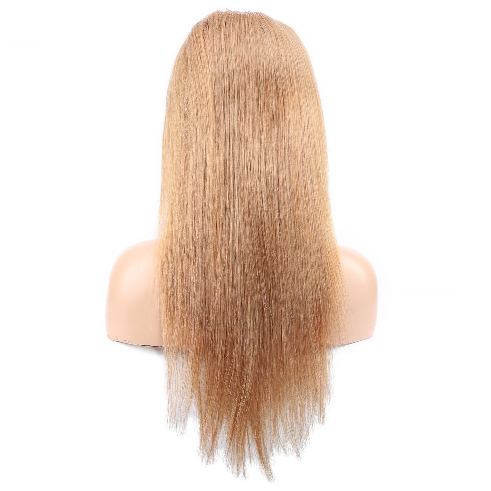 Straight Front Lace Real Hair Tulle Wig / Balköp / 60/65cm