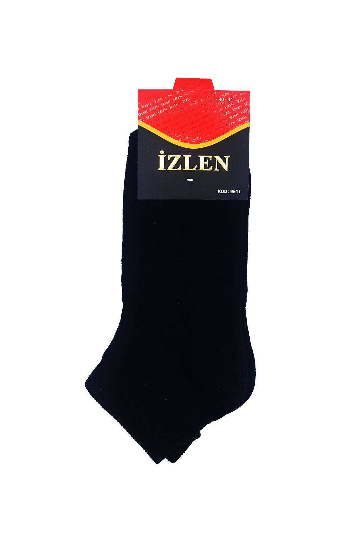 Black Men's Short Sport Socks 3 Pairs