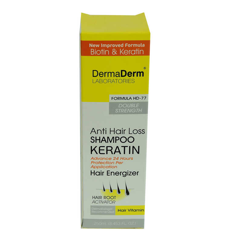 Keratin Biotin and Vitamin Shampoo Against Hair Loss 250 ML