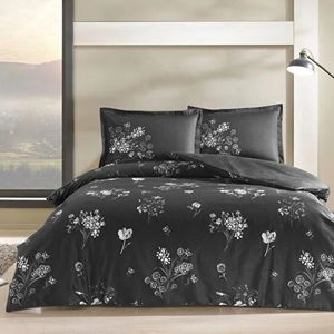 Double Satin Duvet Cover Roxane Black