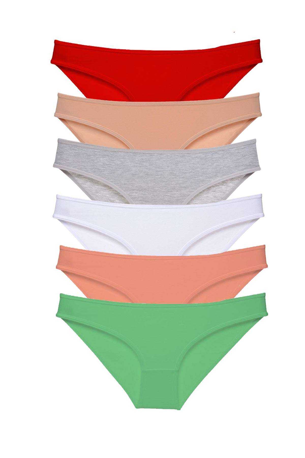 6pcs Super Eco Set Lycra Women Slip Panties Color 4