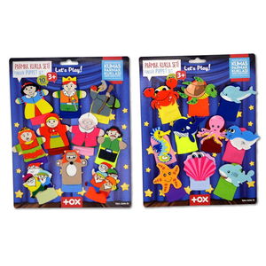 2 Sets - 20 Pieces Fairy Tale Heroes and Sea Creatures Finger Puppet