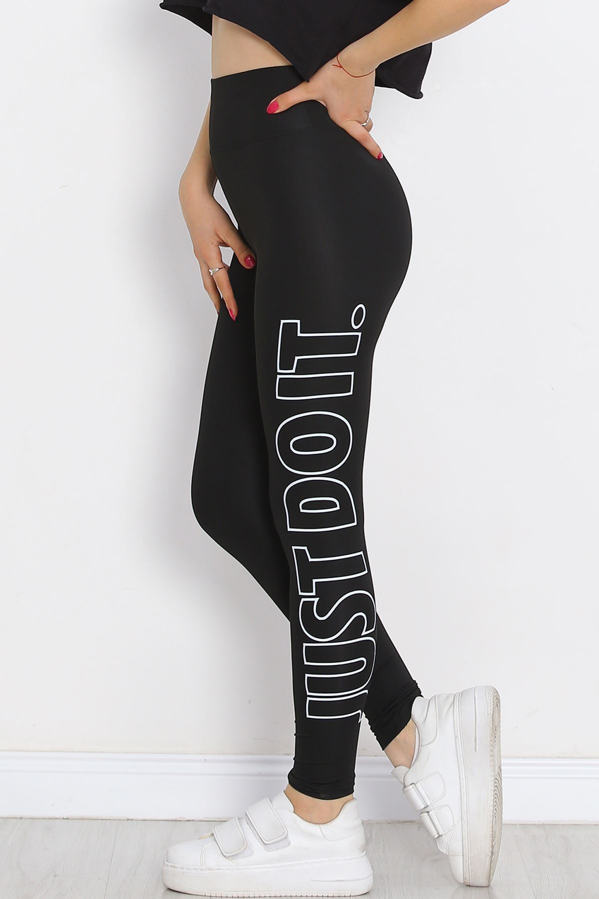 Printed Diving Leggings Black