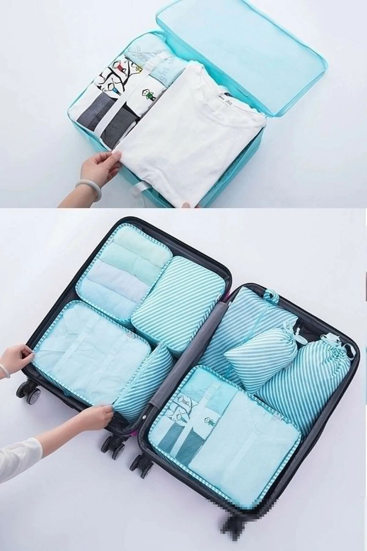 Baby Mom Hospital Bag Organizer Organizer 6 Piece Set