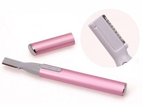 Lady Eyebrow and Mustache Plucking Machine - Battery Powered Facial Hair Remover