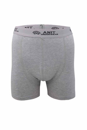 Short Leg Lycra Men's Boxers Gray - 1115A