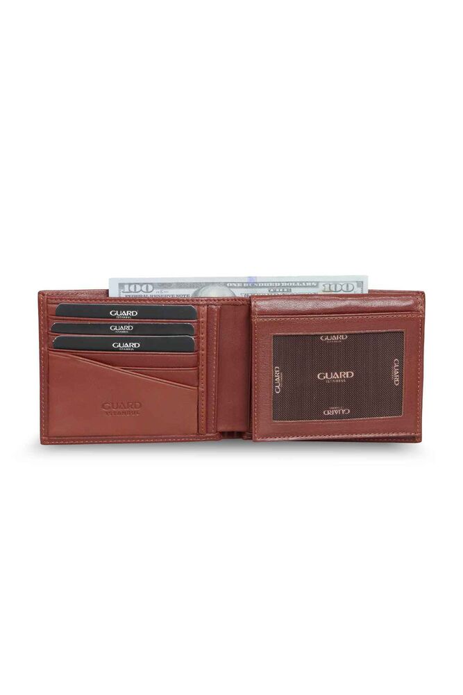 Tan Horizontal Leather Men's Wallet