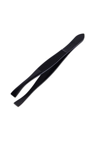 Steel Professional Black Tweezers