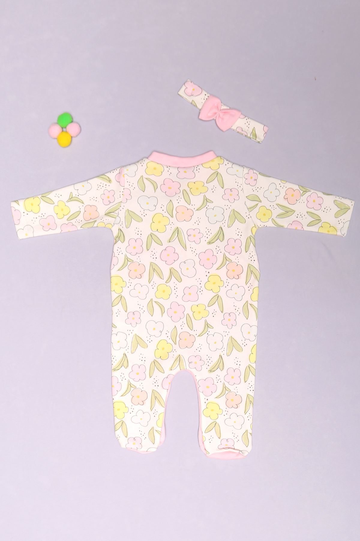 3-12 Month Baby Jumpsuit Pink