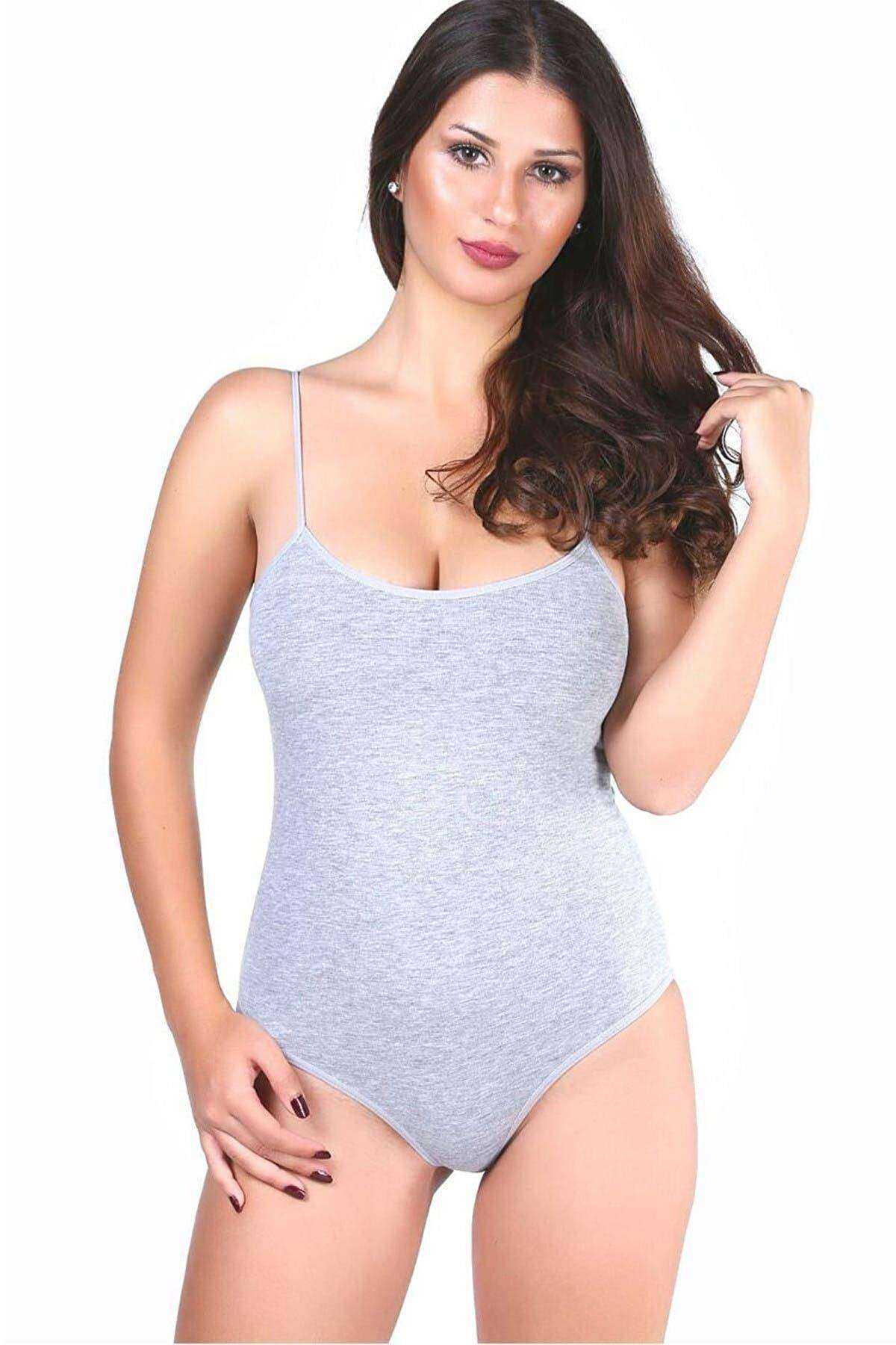 3 pcs Women's Straps Gray Snap Body 0148