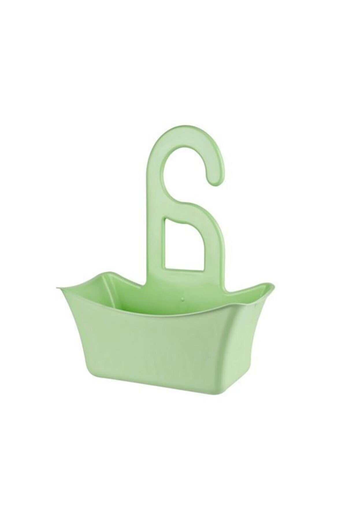 Bathroom Basket Perforated Basket Multipurpose Soap Shampoo Holder Shelf - Green