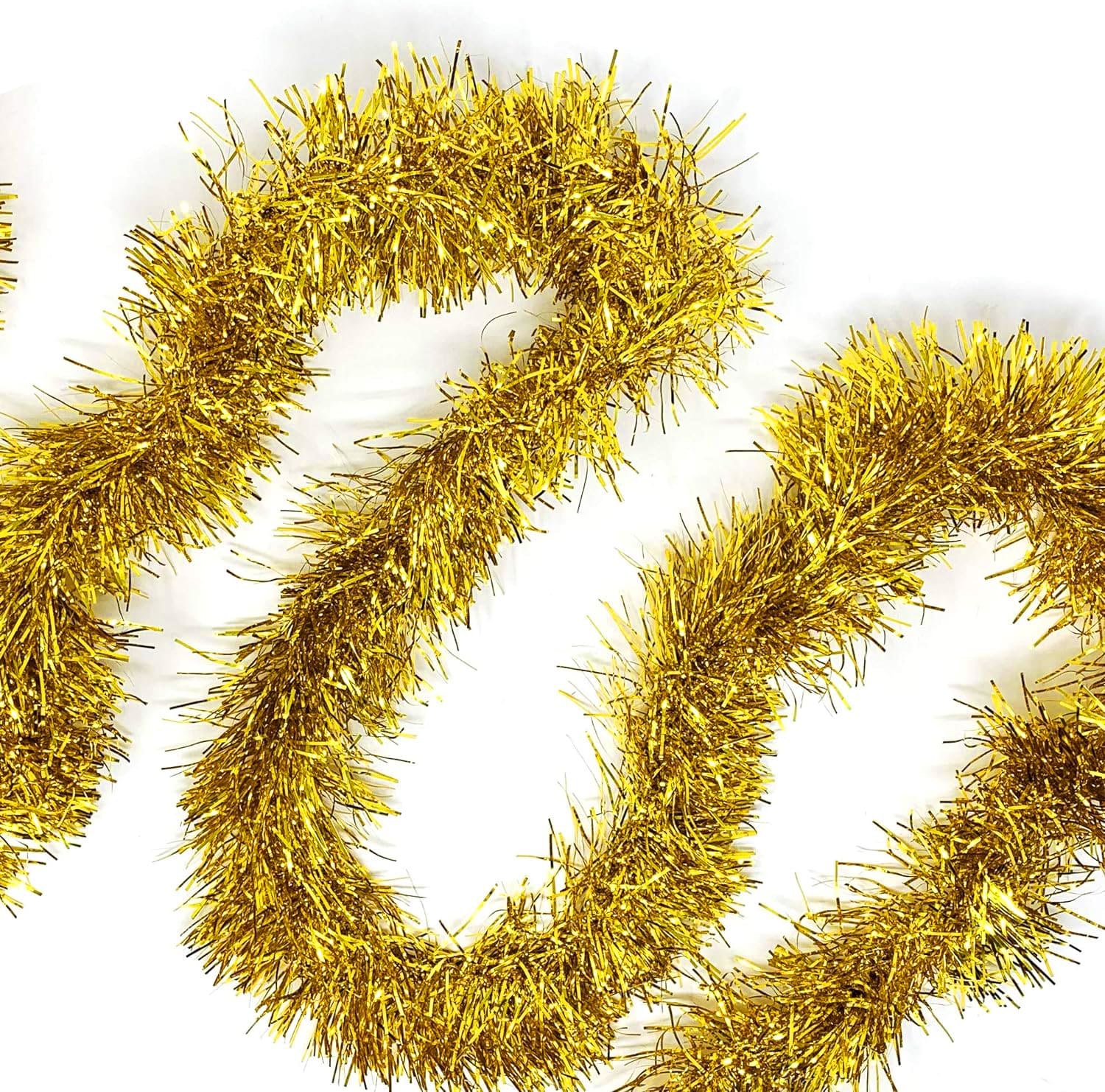 Mega Thick Glitter Ornament For Party 2 Meters Length 10 cm Width Gold Imported