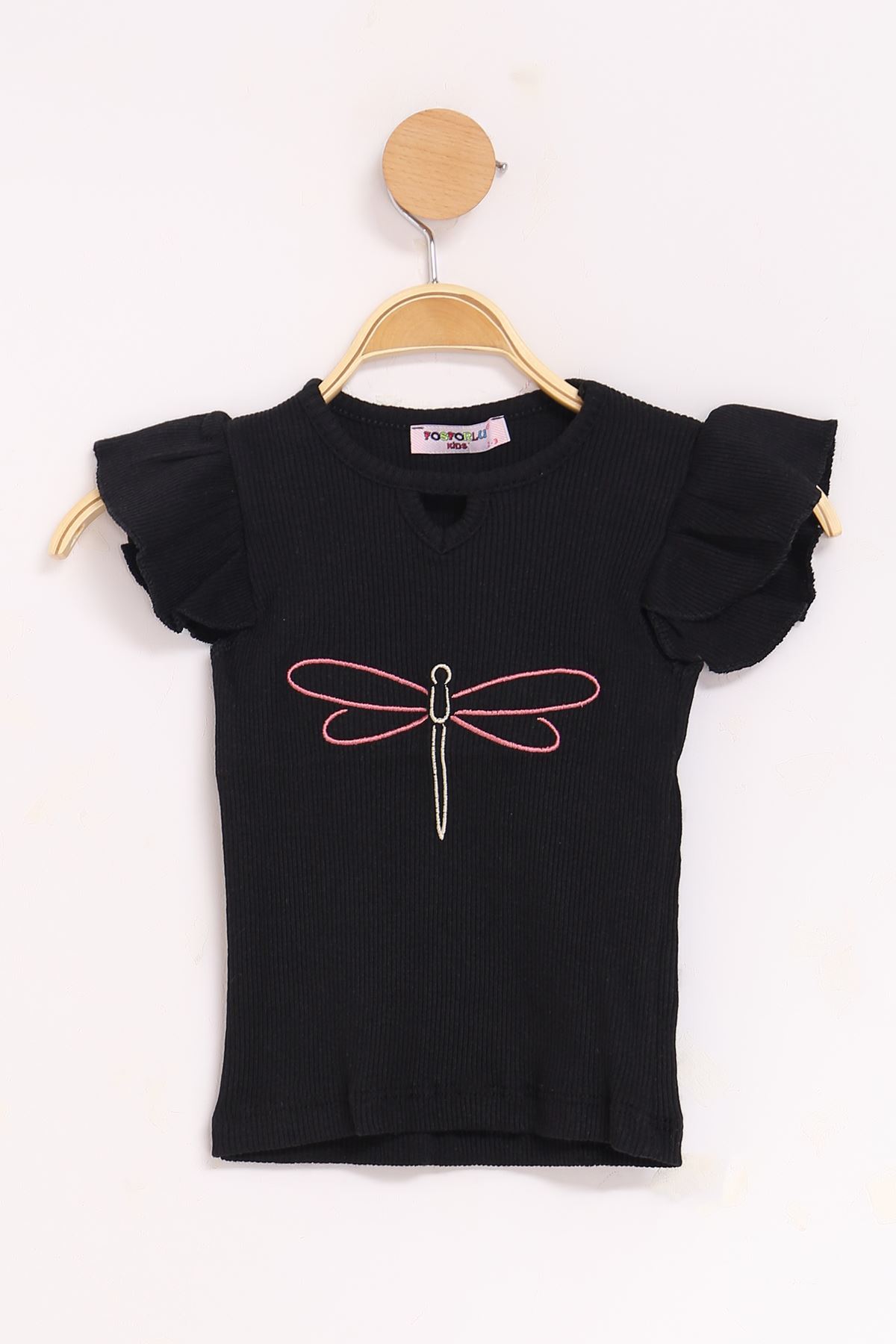 2-10 Years Kids Blouse Black