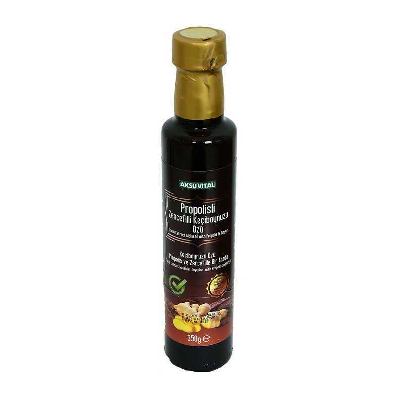 Propolis Ginger Carob Extract Glass Bottle 350 Gr