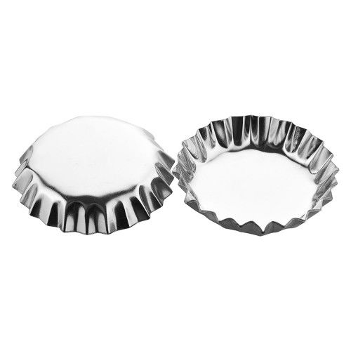 Stainless Steel Metal Cake Mold - 6 Pieces