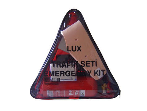 TüvTürk Compliant Luxury Traffic Inspection Set with Double Reflectors