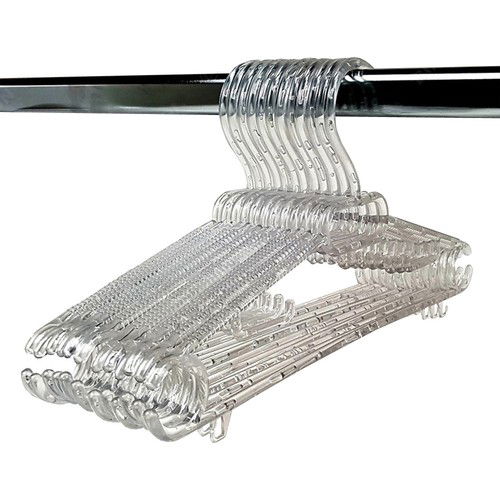 Transparent Mimosa Large Size Crystal Hanger Set (6 Pieces)