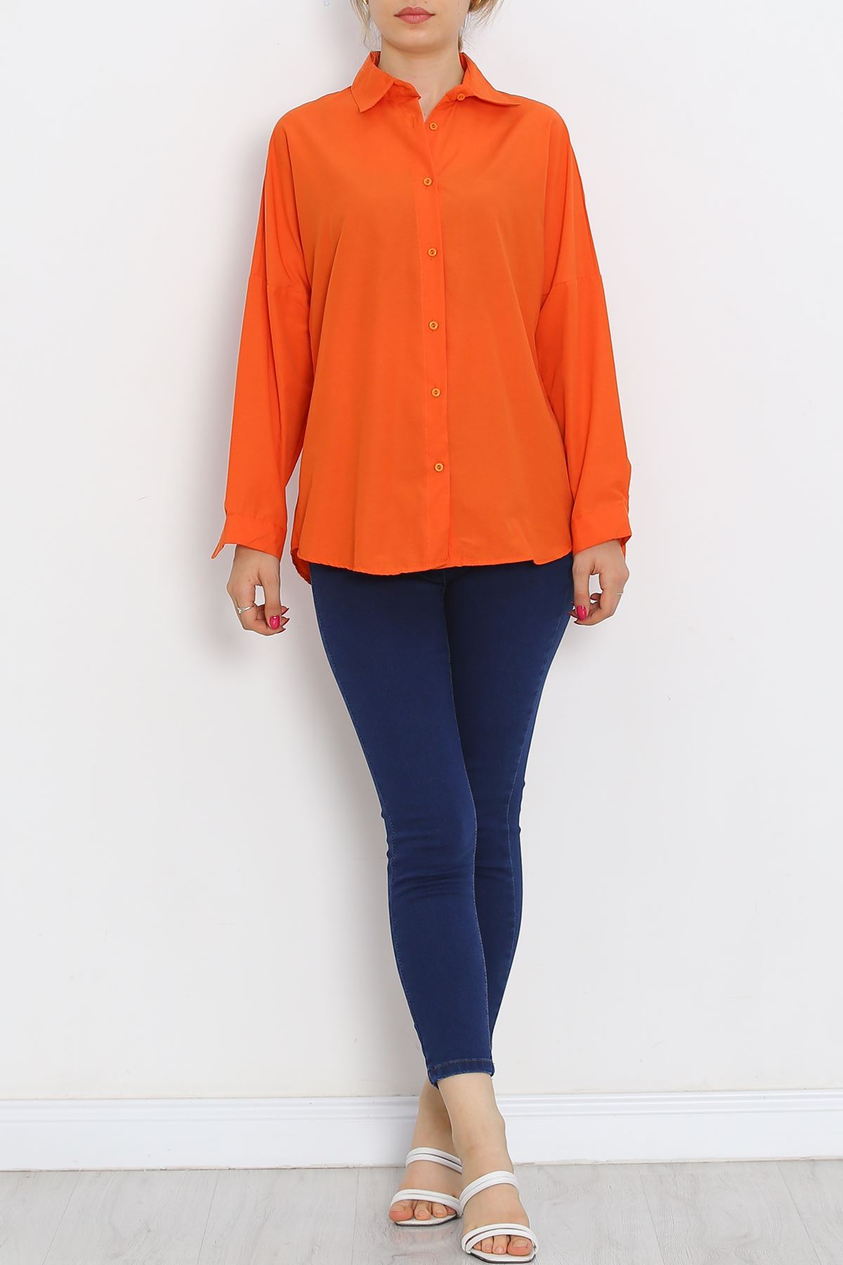 Oversize Shirt Orange