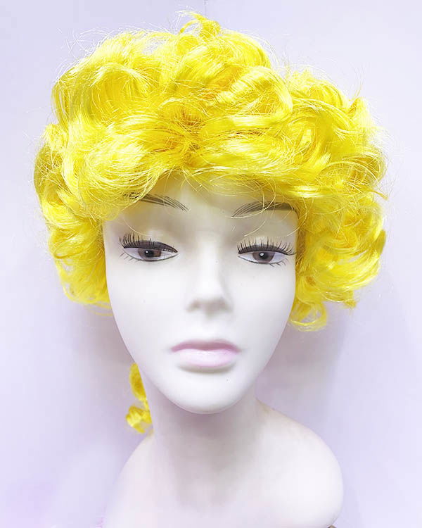 Marquis Baroque Wig Baroque Period Judge Wig Yellow Color