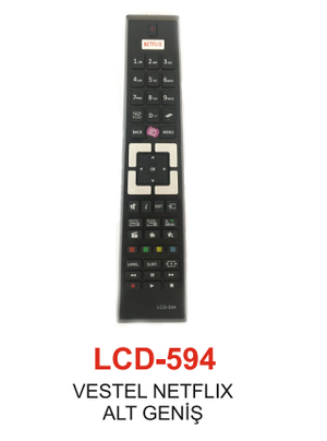 Vestel Netflix TV Remote - LCD 594