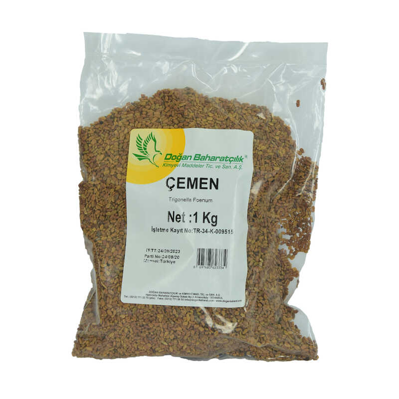 Fenugreek Poy Grass Grain Natural 1000 Gr Package