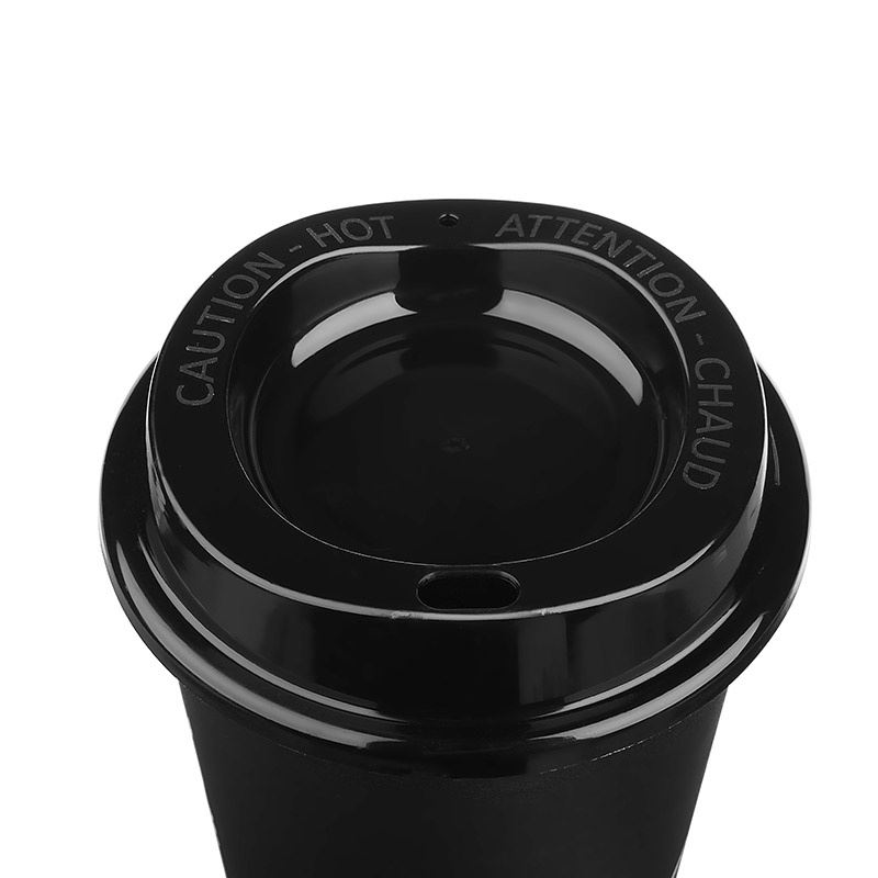 Coffee Glass - White with Lid 473 ml