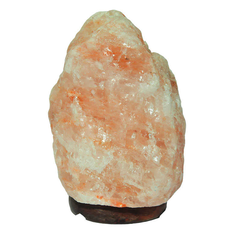 Natural Himalayan Rock Salt Lamp Wired Bulb Pink 1-2 Kg