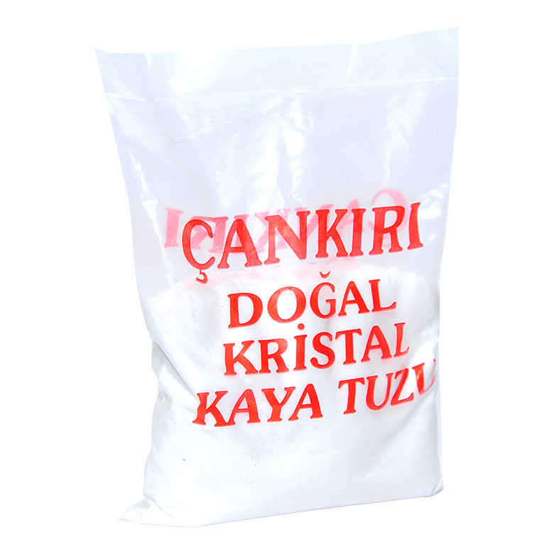 Edible Natural Crystal Rock Salt Ground Cankiri White 1000 Gr