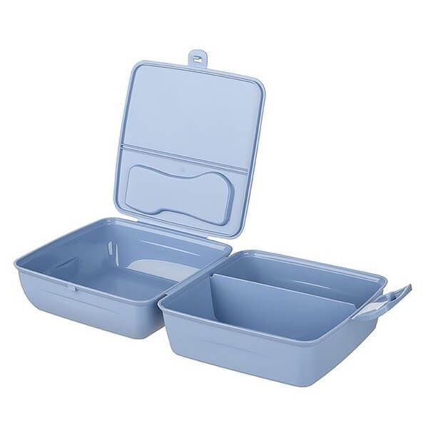 Luna 3 Compartment Nutrition Container with Cutlery - Diet Container - Fork and Spoon