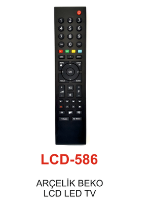 Arcelik - Beko Lcd - Led Tv Remote - LCD 586