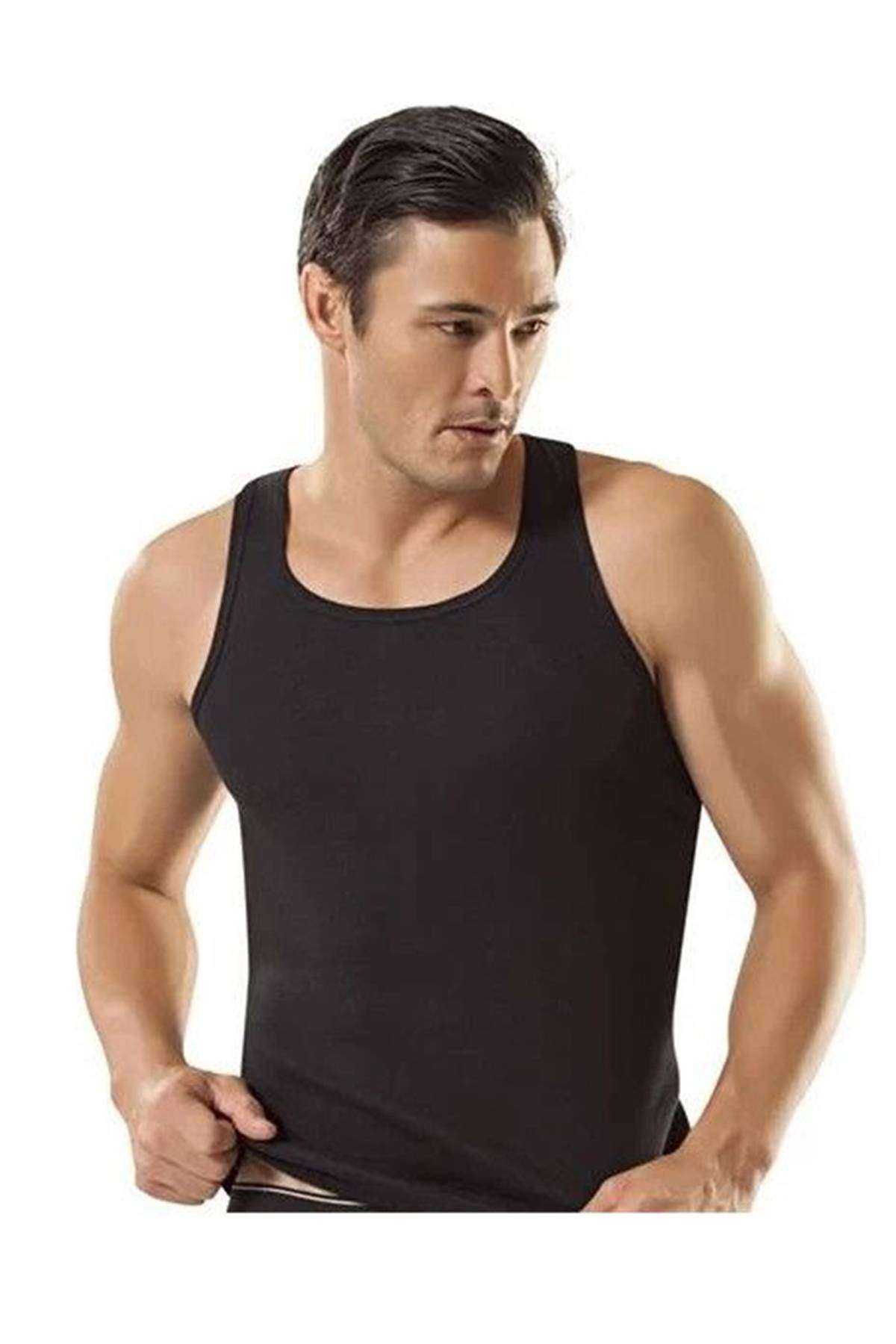 3 pcs Rib Sport Men's Black Athlete 0118