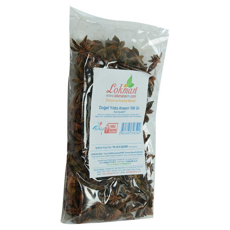 Star Anise Natural 100 Gr Package